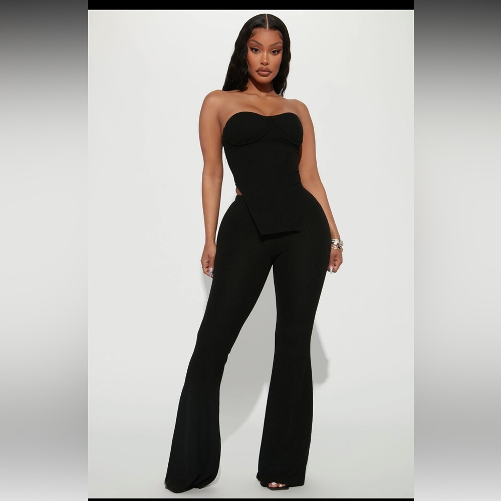 Black Fashion Nova Pant Set
